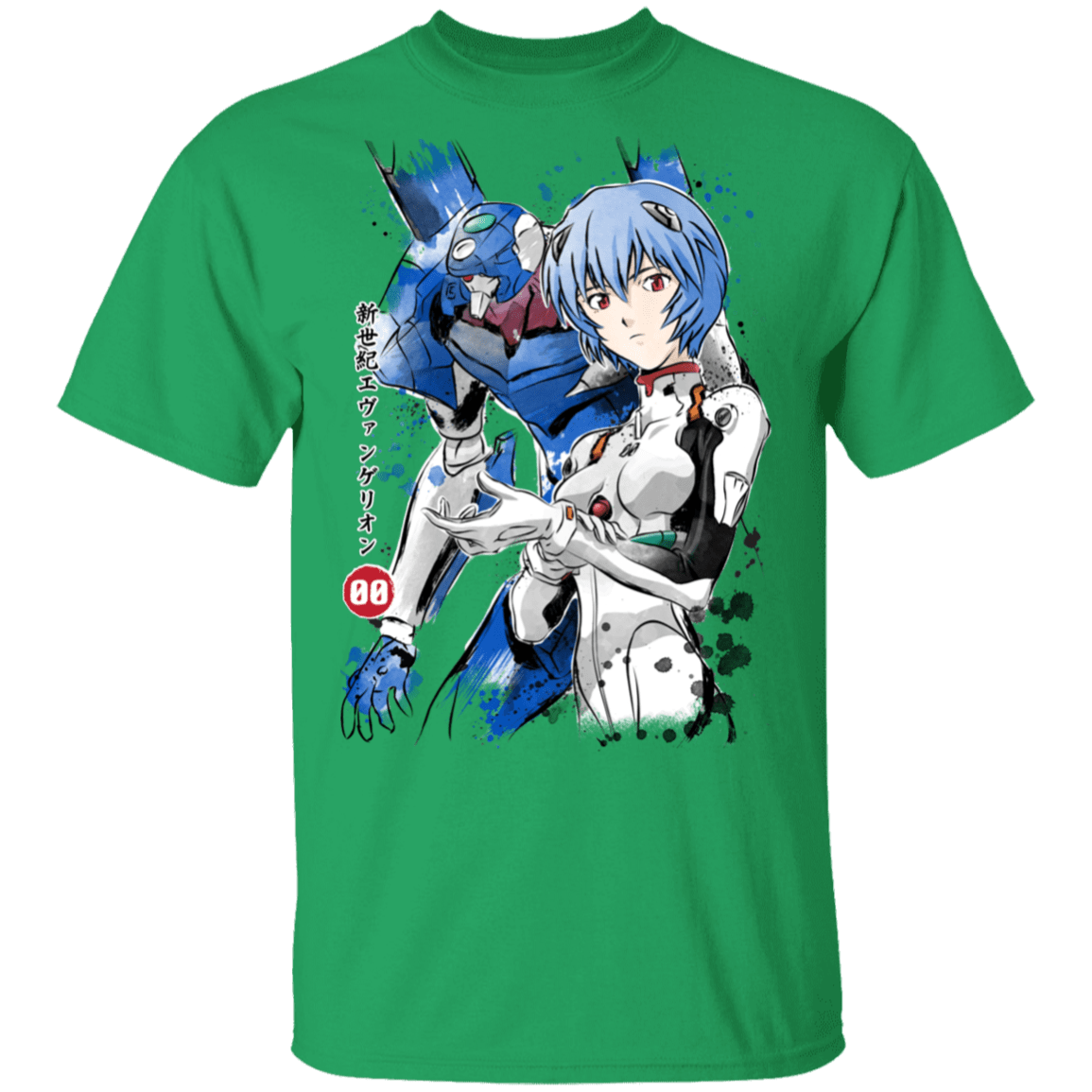 T-Shirts Irish Green / S Unit 00 Watercolor T-Shirt