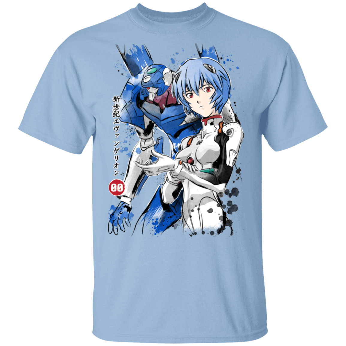 T-Shirts Light Blue / S Unit 00 Watercolor T-Shirt