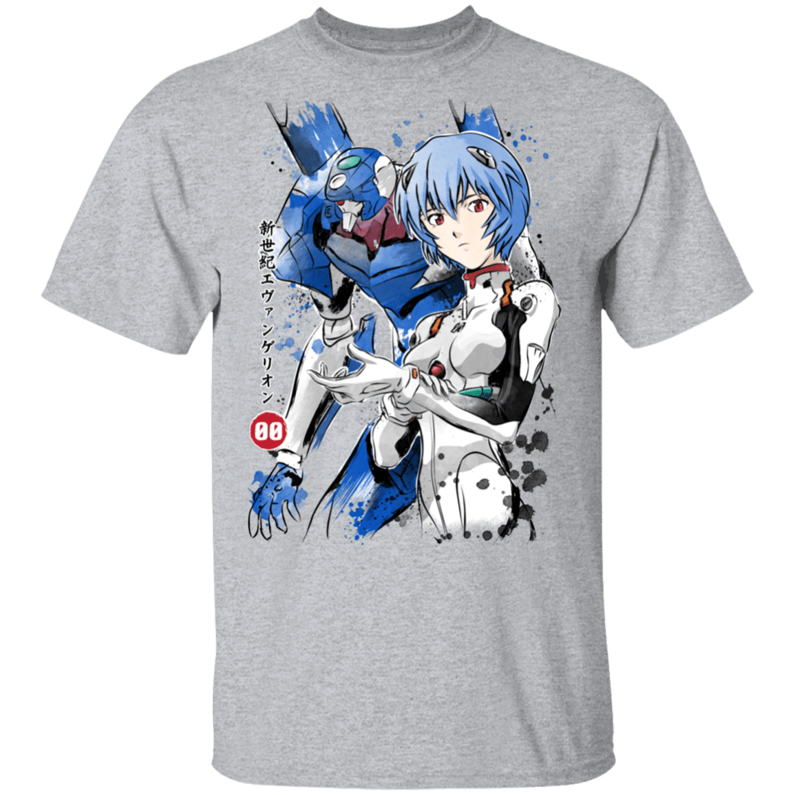 T-Shirts Sport Grey / S Unit 00 Watercolor T-Shirt