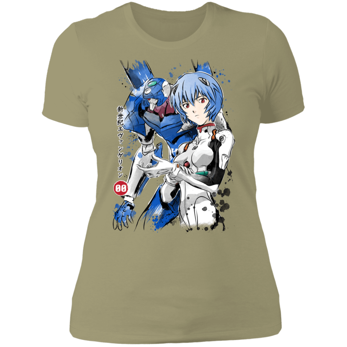 T-Shirts Light Olive / S Unit 00 Watercolor Women's Premium T-Shirt