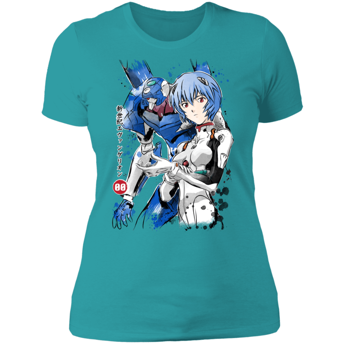 T-Shirts Tahiti Blue / S Unit 00 Watercolor Women's Premium T-Shirt