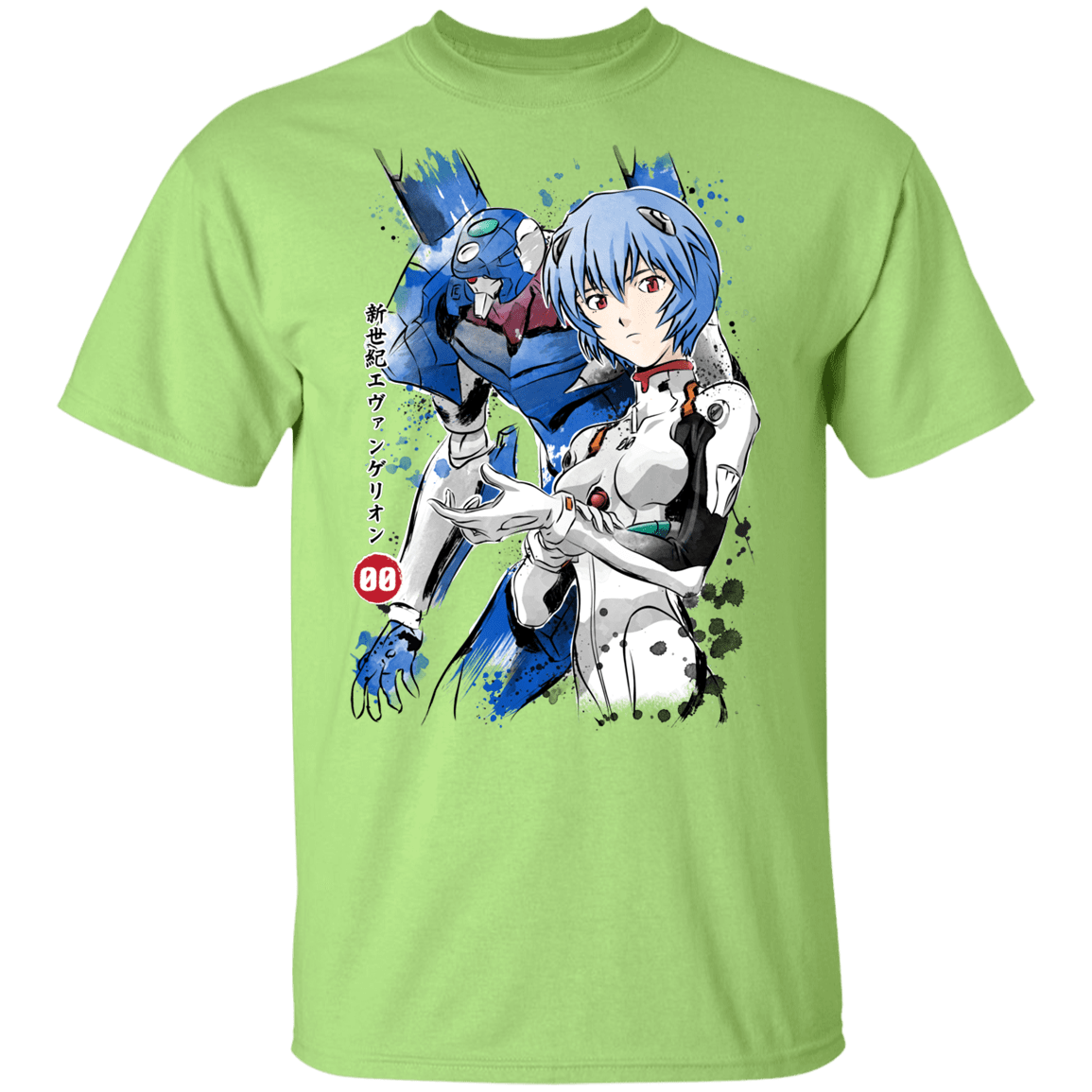 T-Shirts Mint Green / YXS Unit 00 Watercolor Youth T-Shirt