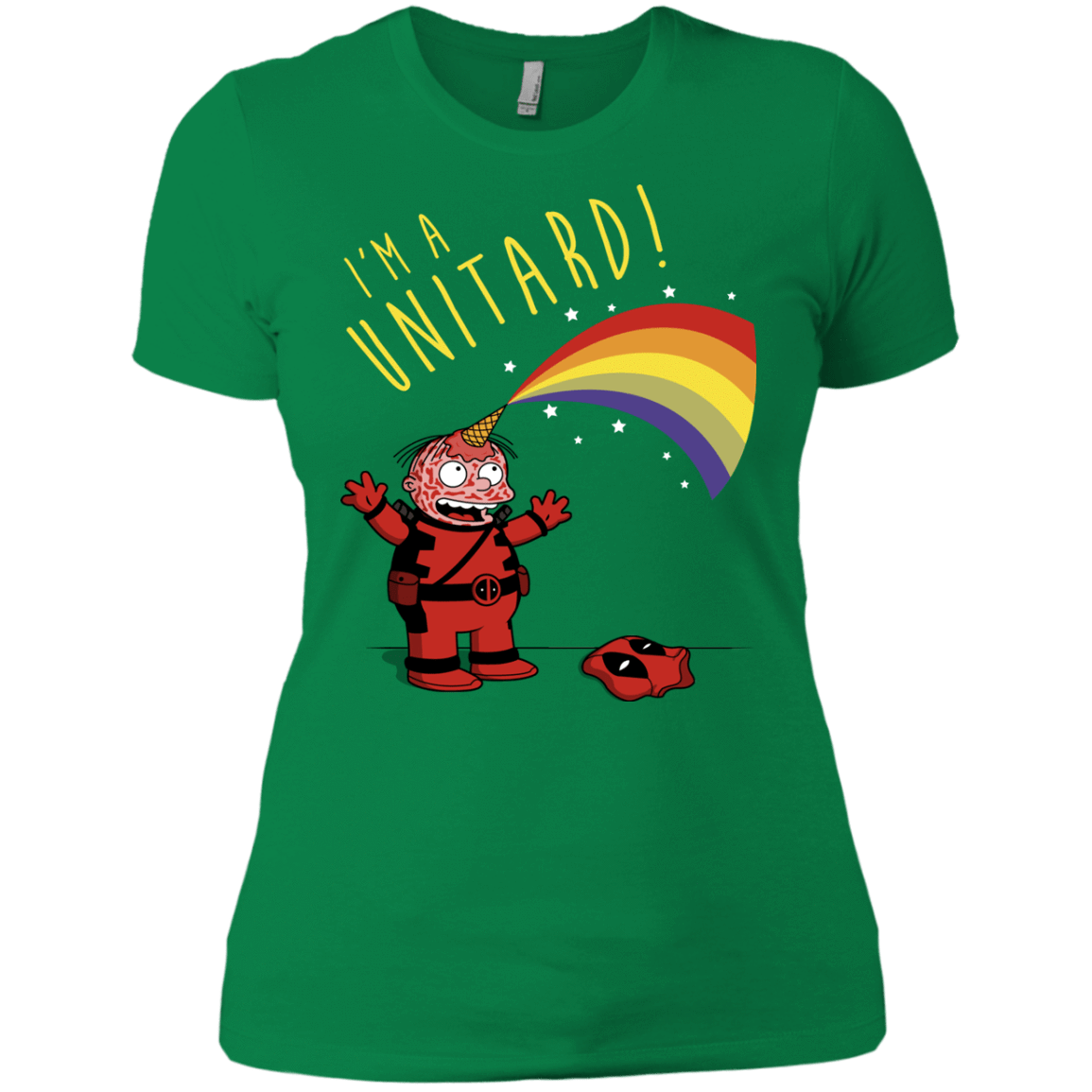 T-Shirts Kelly Green / X-Small unitard-Raffiti Women's Premium T-Shirt