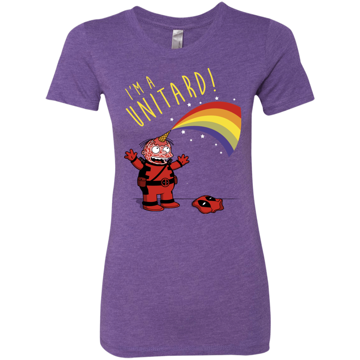 T-Shirts Purple Rush / S unitard-Raffiti Women's Triblend T-Shirt