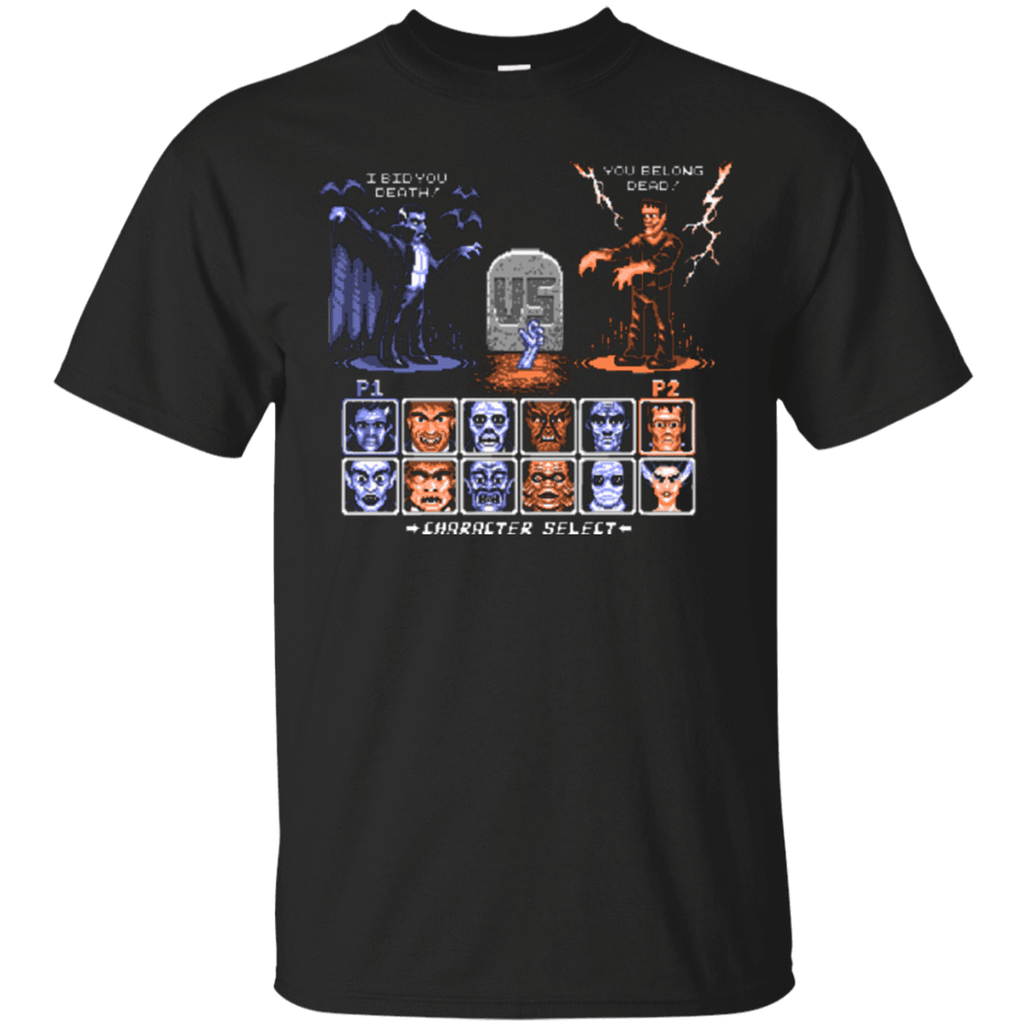 T-Shirts Black / Small Universal Monster Fighter T-Shirt