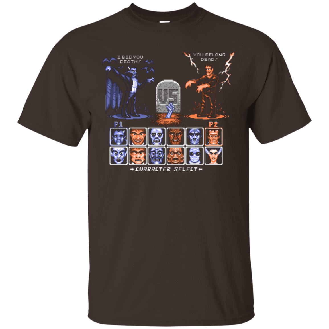 T-Shirts Dark Chocolate / Small Universal Monster Fighter T-Shirt