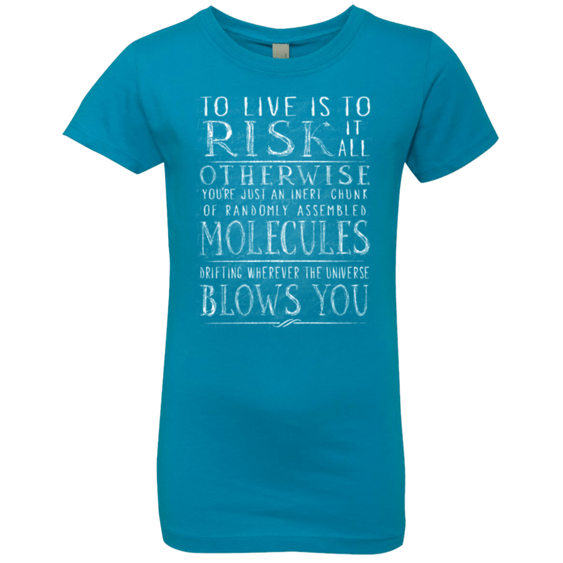 T-Shirts Turquoise / YXS Universe Blows Girls Premium T-Shirt