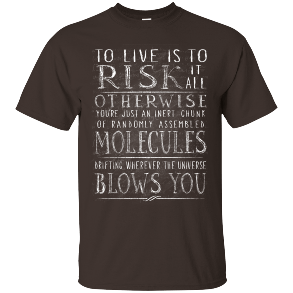 T-Shirts Dark Chocolate / Small Universe Blows T-Shirt