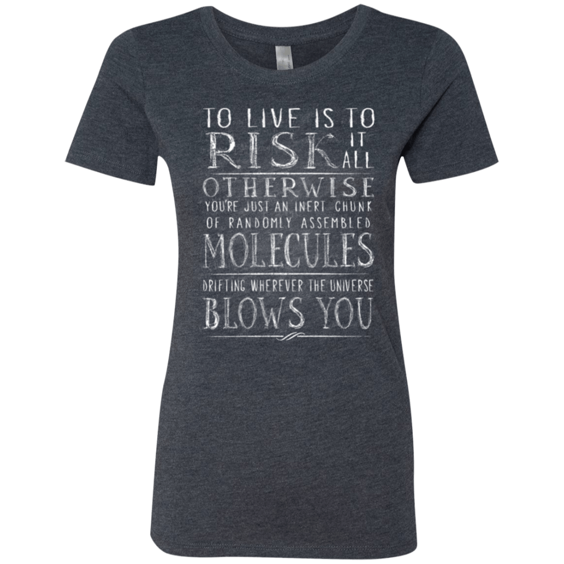 T-Shirts Vintage Navy / Small Universe Blows Women's Triblend T-Shirt