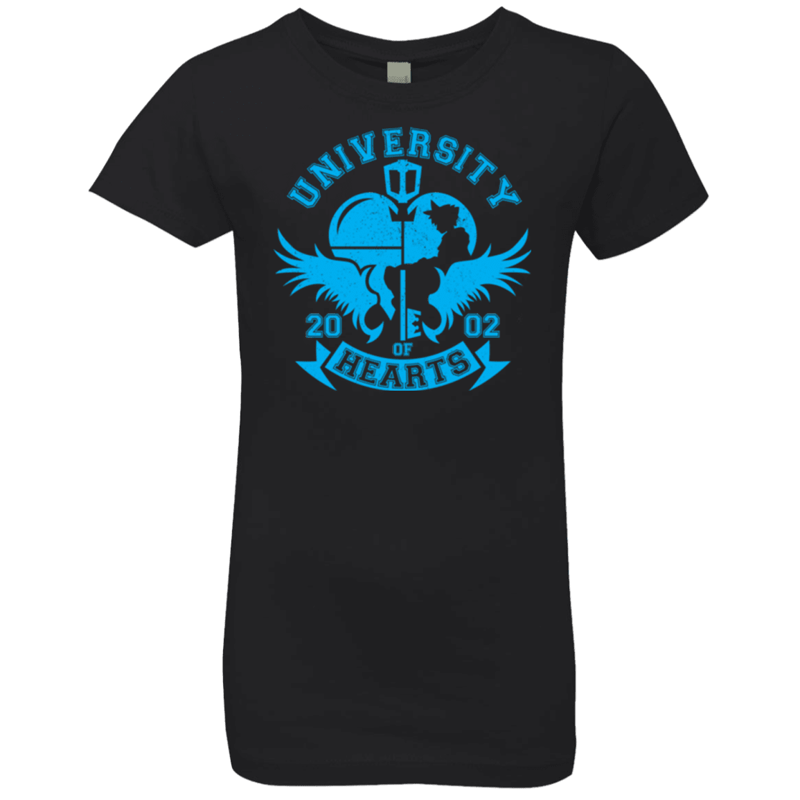 T-Shirts Black / YXS University of Hearts Girls Premium T-Shirt