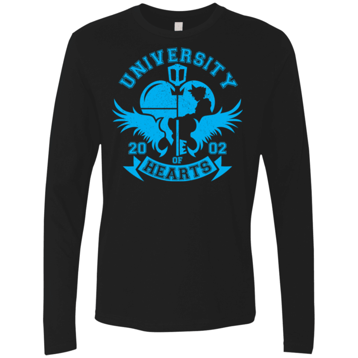 T-Shirts Black / Small University of Hearts Men's Premium Long Sleeve