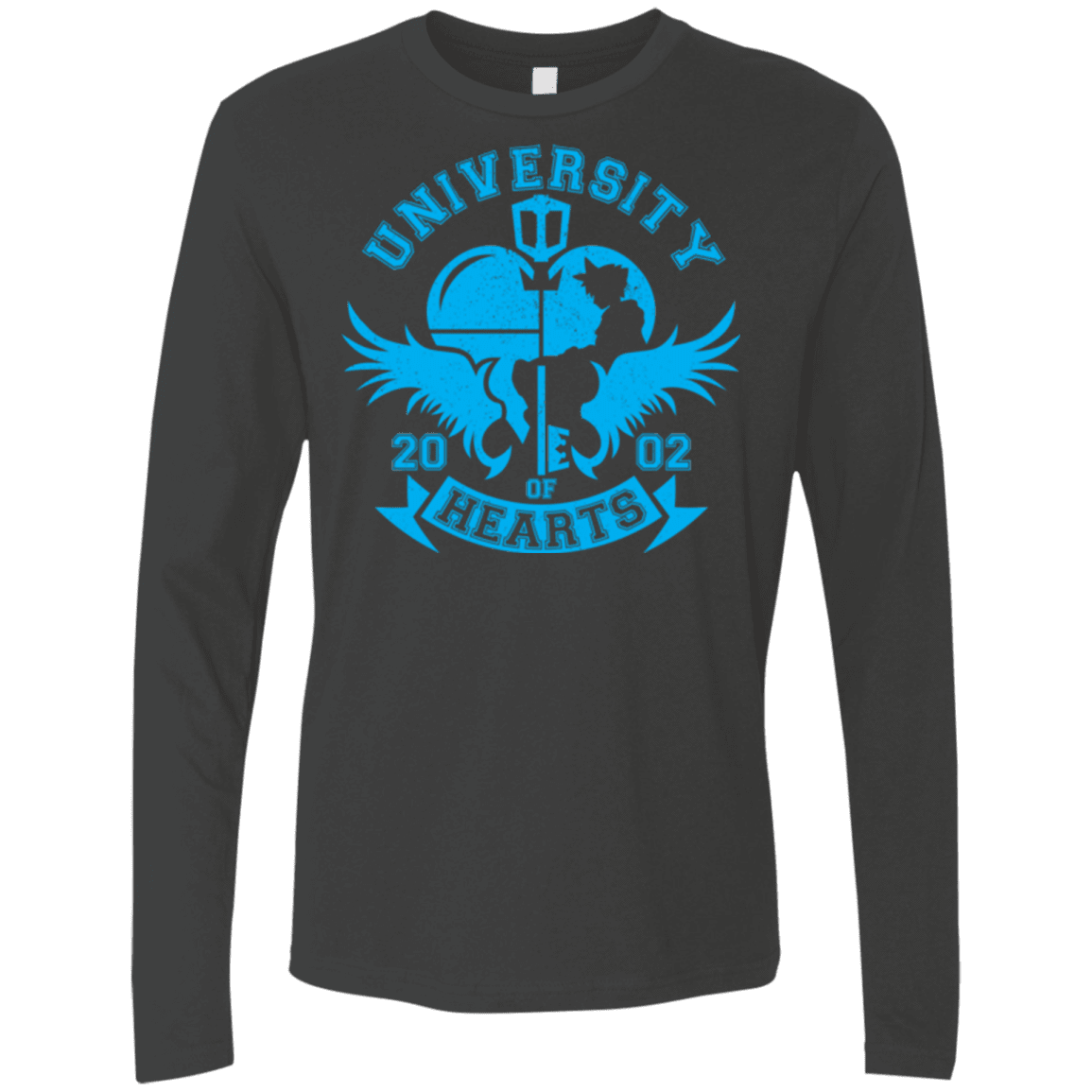 T-Shirts Heavy Metal / Small University of Hearts Men's Premium Long Sleeve