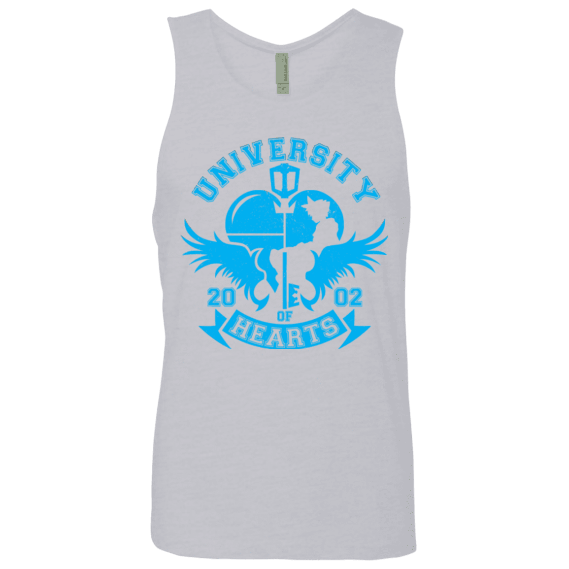 T-Shirts Heather Grey / Small University of Hearts Men's Premium Tank Top