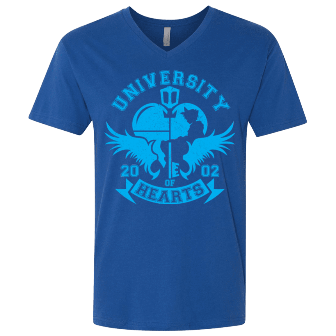 T-Shirts Royal / X-Small University of Hearts Men's Premium V-Neck