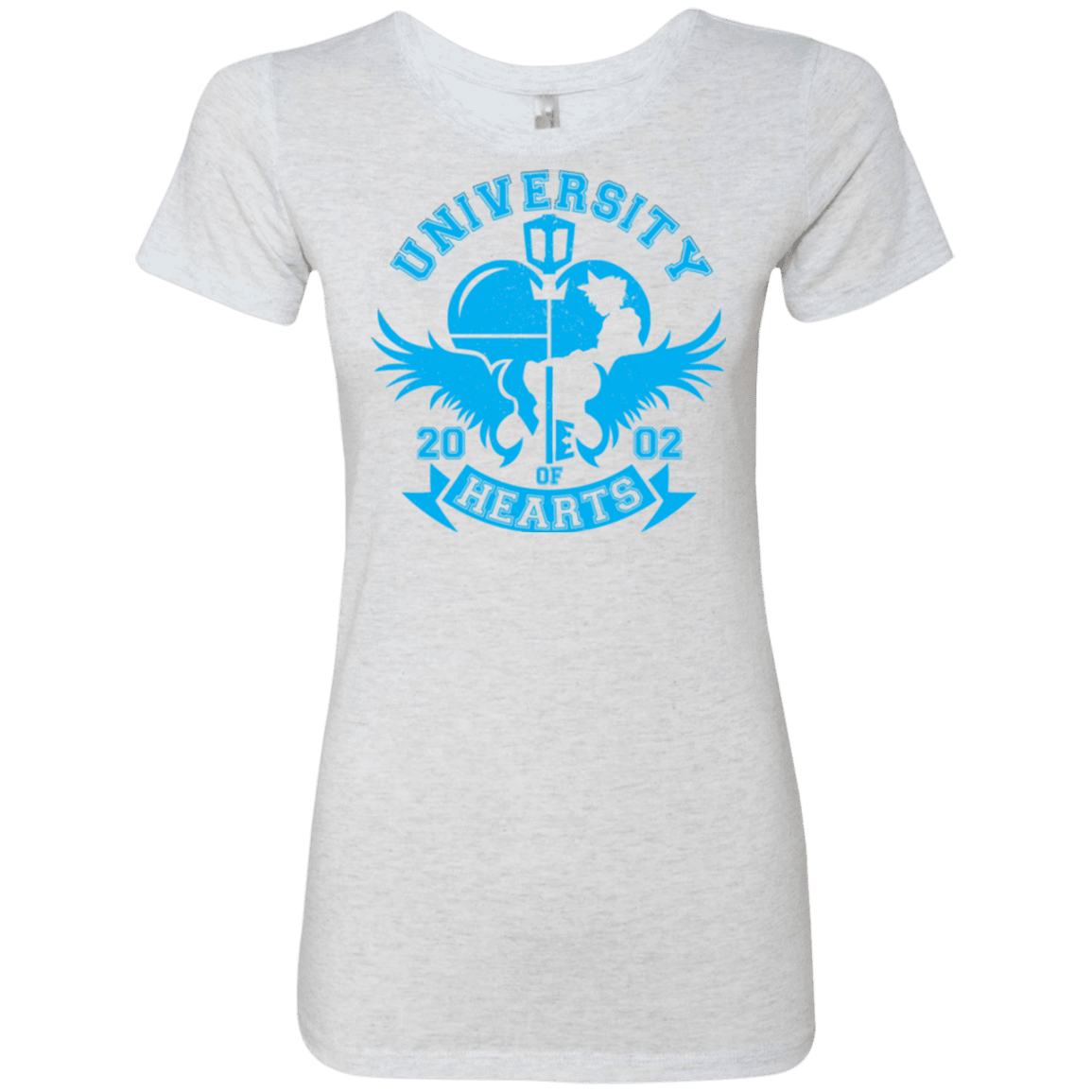 T-Shirts Heather White / Small University of Hearts Women's Triblend T-Shirt
