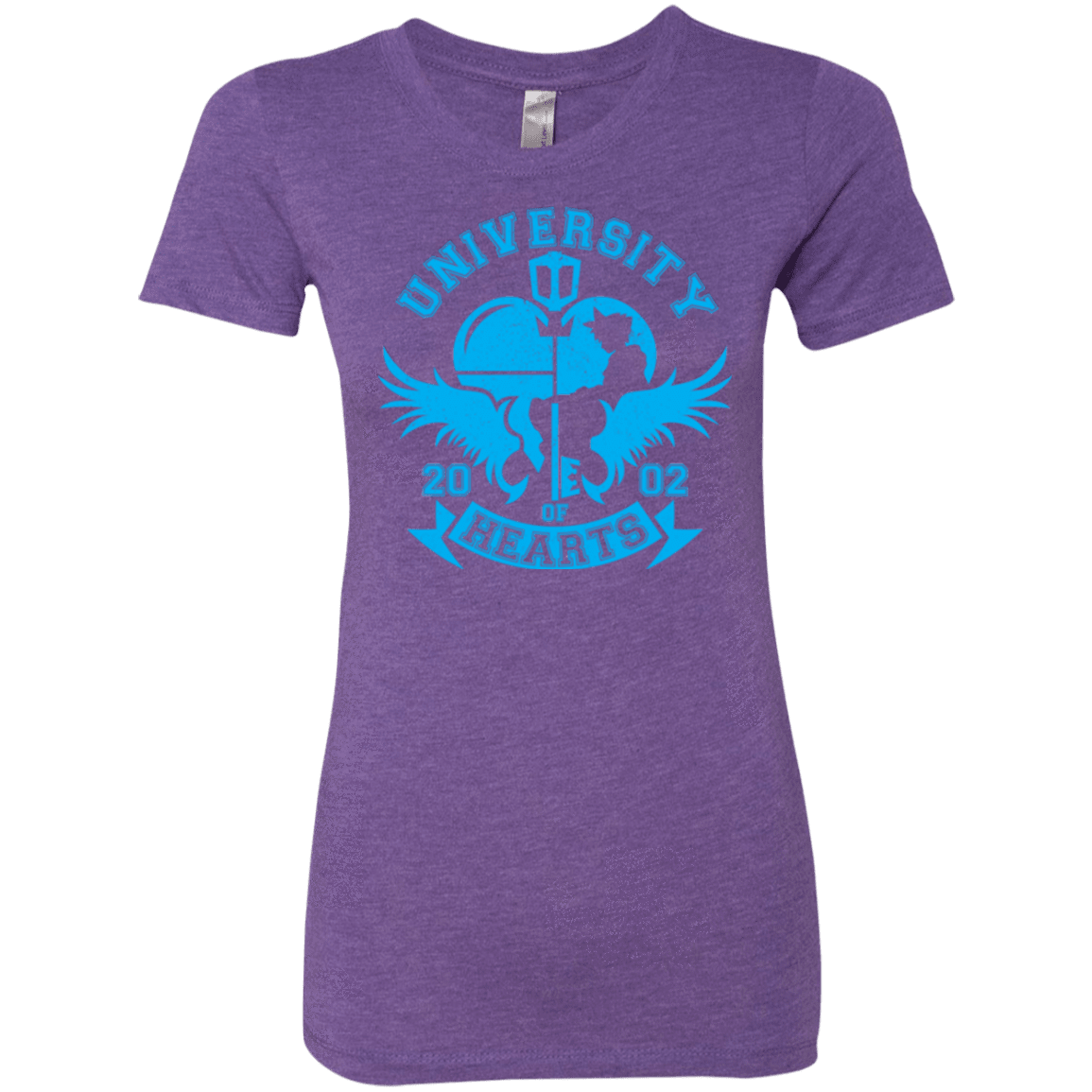 T-Shirts Purple Rush / Small University of Hearts Women's Triblend T-Shirt