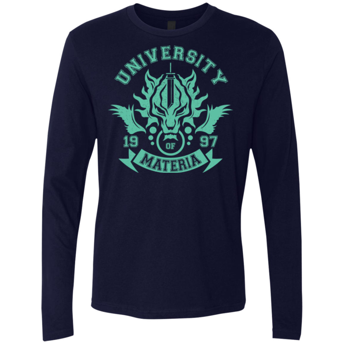 T-Shirts Midnight Navy / Small University of Materia Men's Premium Long Sleeve