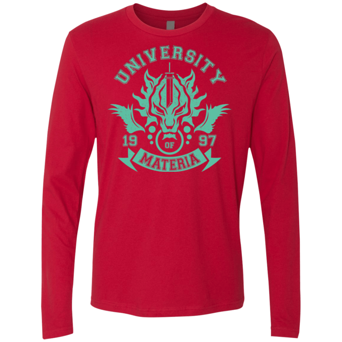 T-Shirts Red / Small University of Materia Men's Premium Long Sleeve