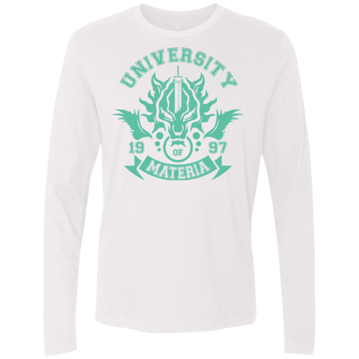 T-Shirts White / Small University of Materia Men's Premium Long Sleeve