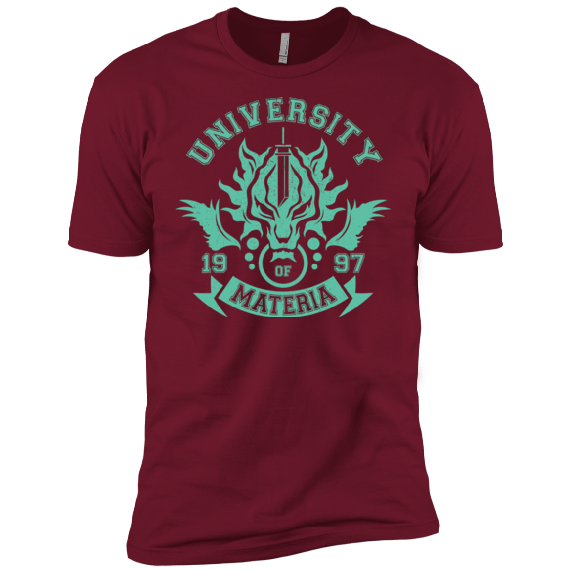T-Shirts Cardinal / X-Small University of Materia Men's Premium T-Shirt