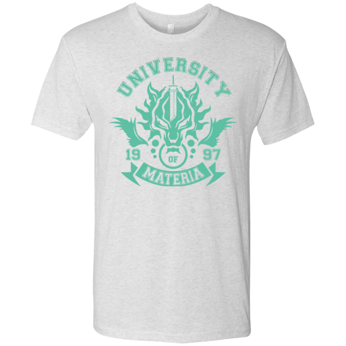 T-Shirts Heather White / Small University of Materia Men's Triblend T-Shirt