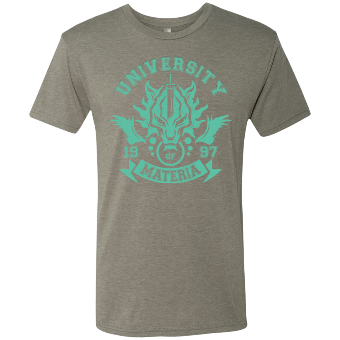 T-Shirts Venetian Grey / Small University of Materia Men's Triblend T-Shirt