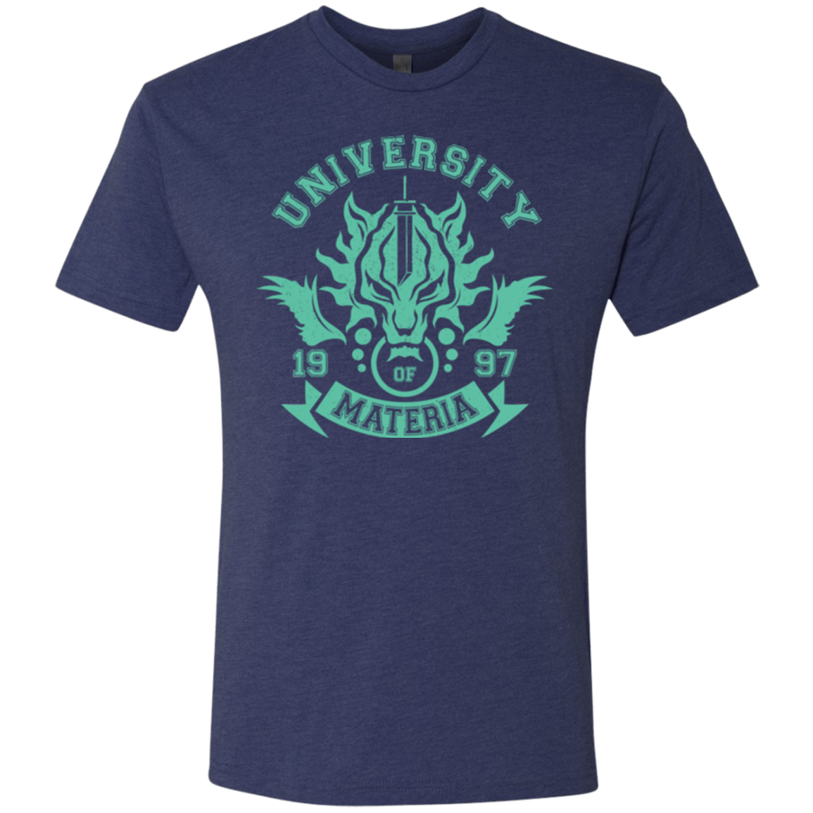 T-Shirts Vintage Navy / Small University of Materia Men's Triblend T-Shirt