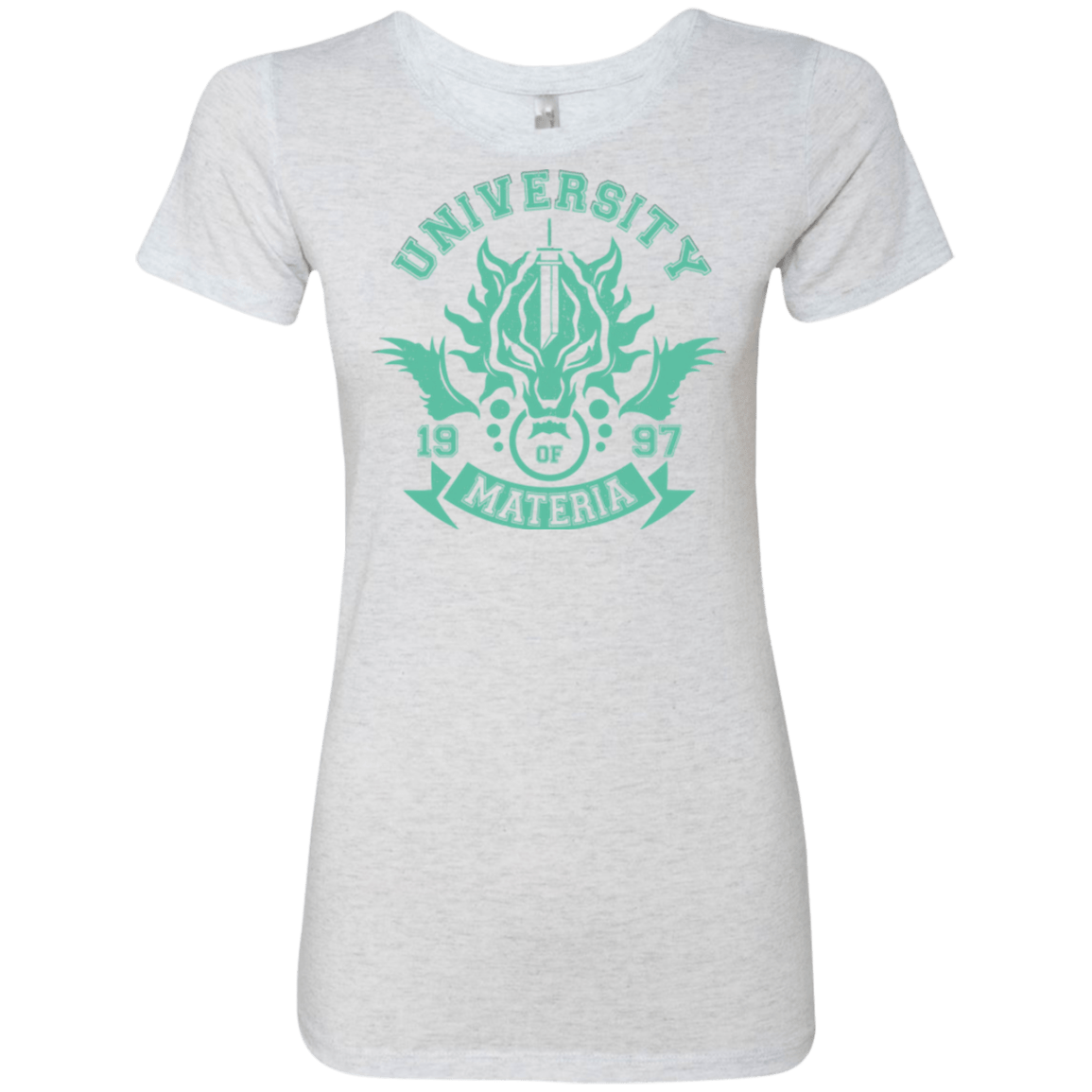 T-Shirts Heather White / Small University of Materia Women's Triblend T-Shirt