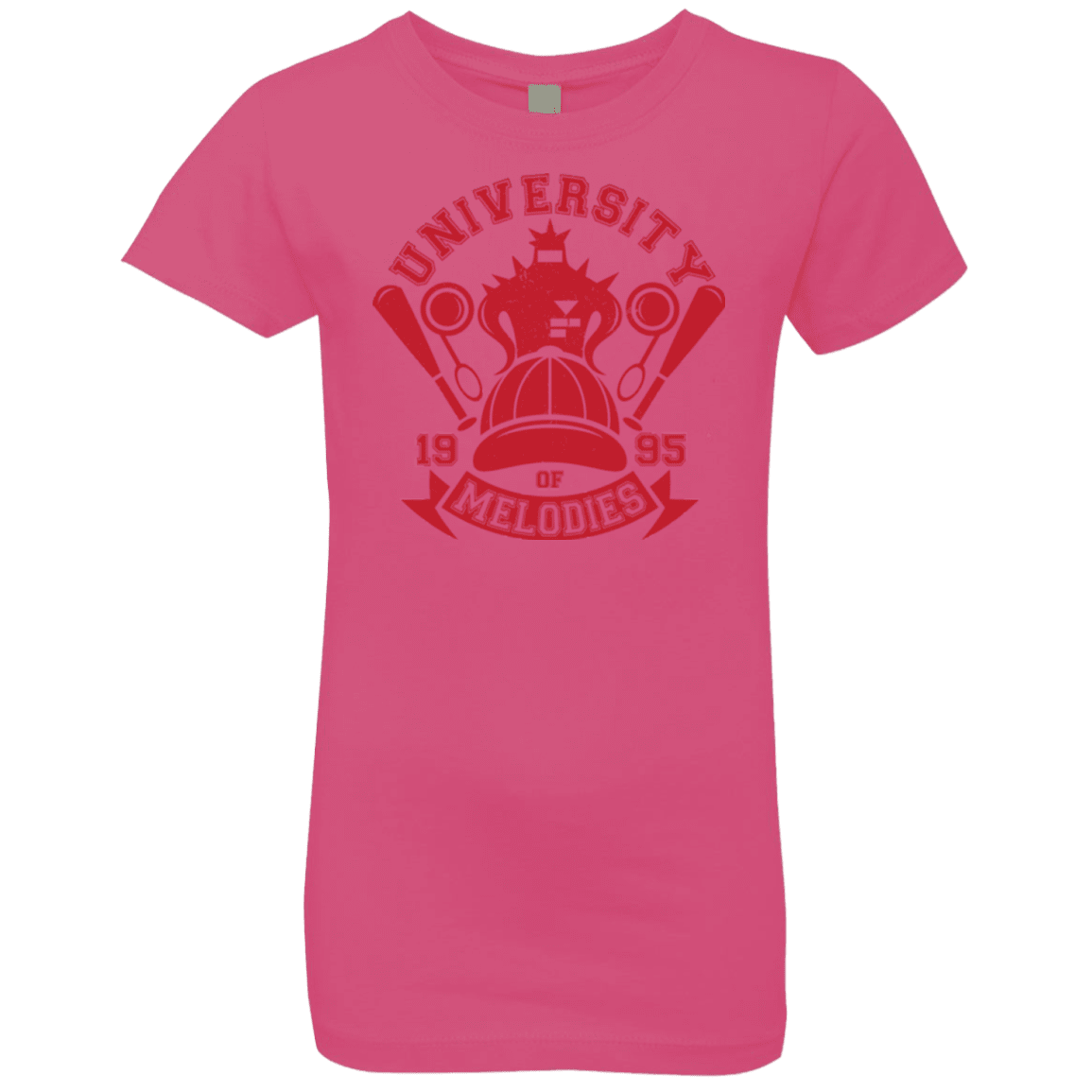 T-Shirts Hot Pink / YXS University of Melodies Girls Premium T-Shirt