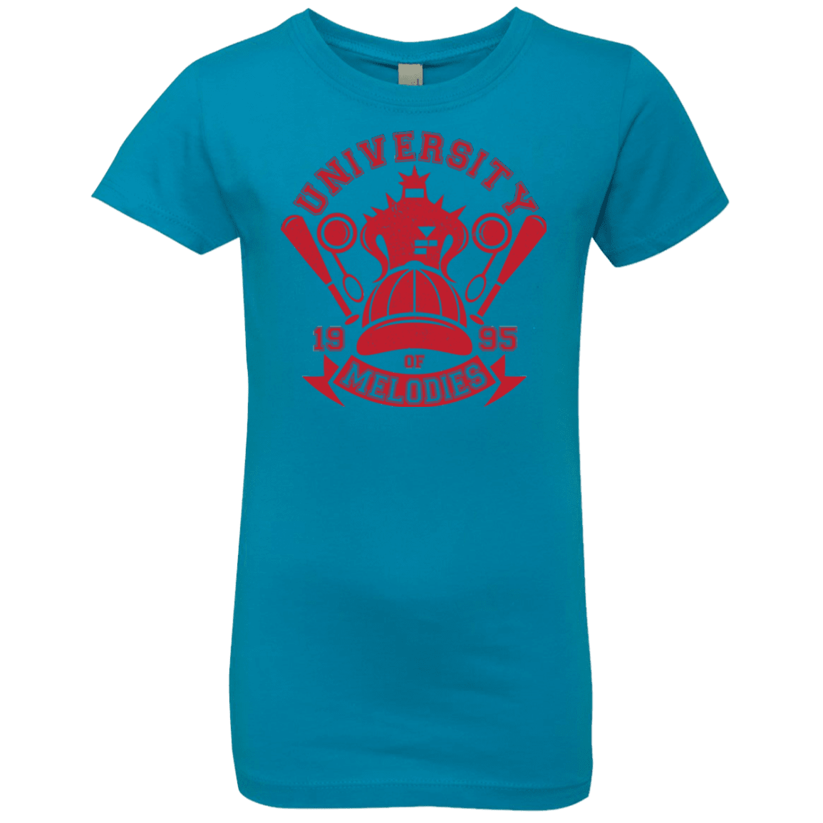 T-Shirts Turquoise / YXS University of Melodies Girls Premium T-Shirt