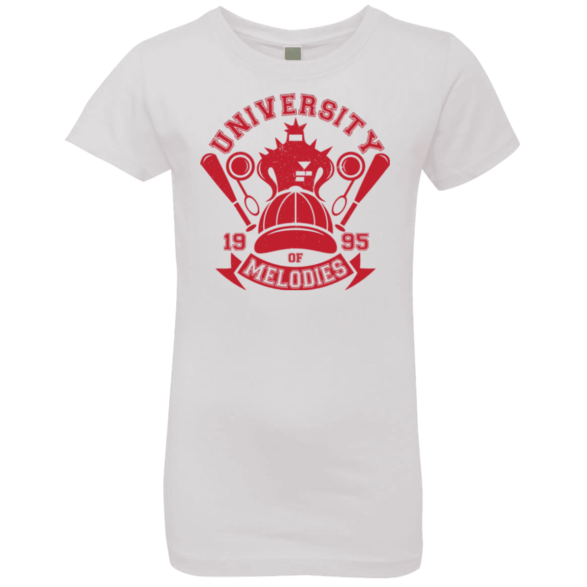 T-Shirts White / YXS University of Melodies Girls Premium T-Shirt