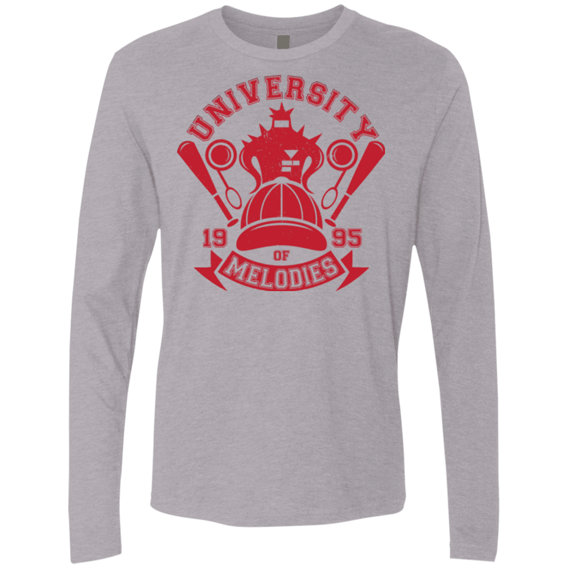 T-Shirts Heather Grey / Small University of Melodies Men's Premium Long Sleeve