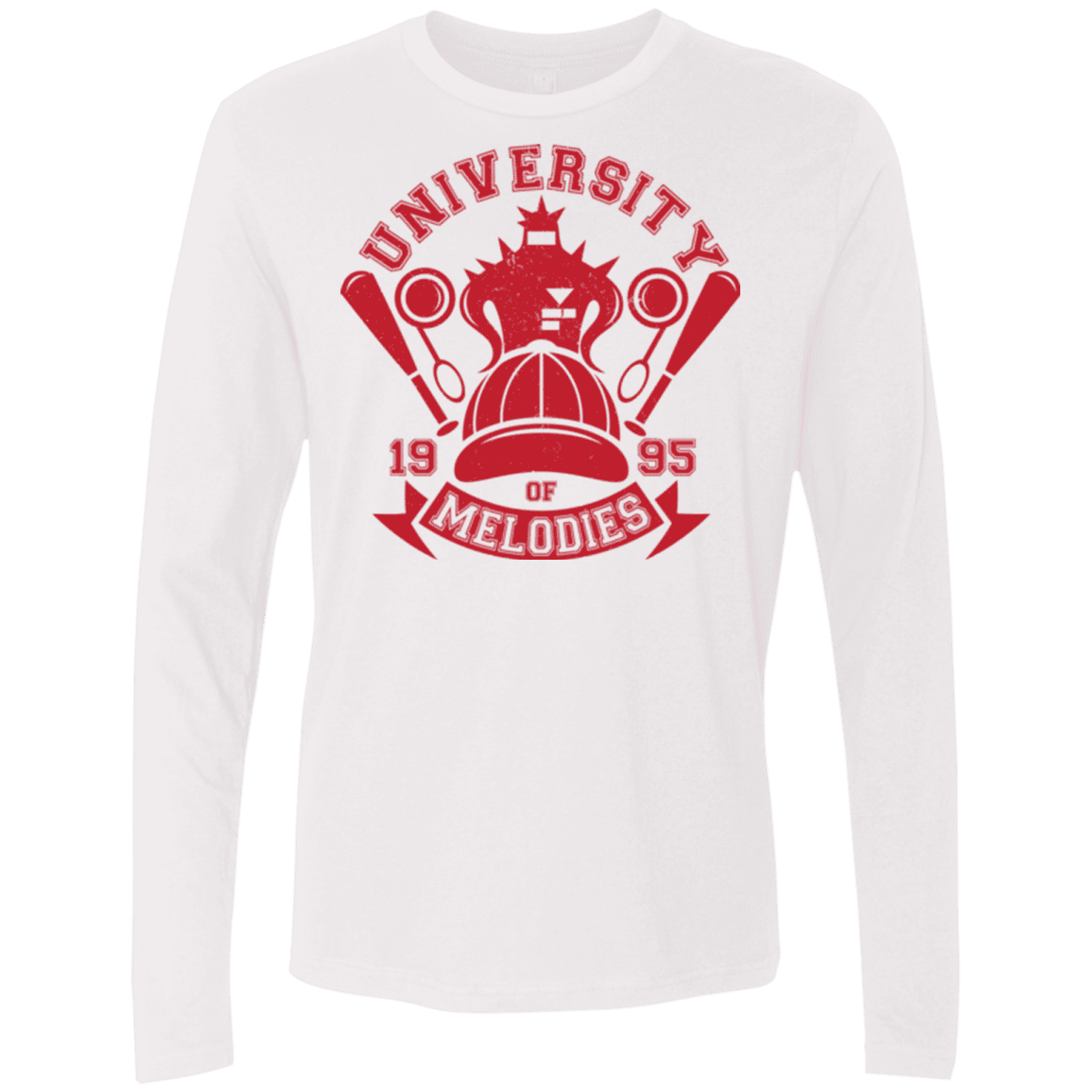 T-Shirts White / Small University of Melodies Men's Premium Long Sleeve