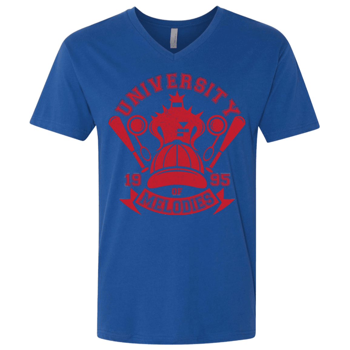 T-Shirts Royal / X-Small University of Melodies Men's Premium V-Neck