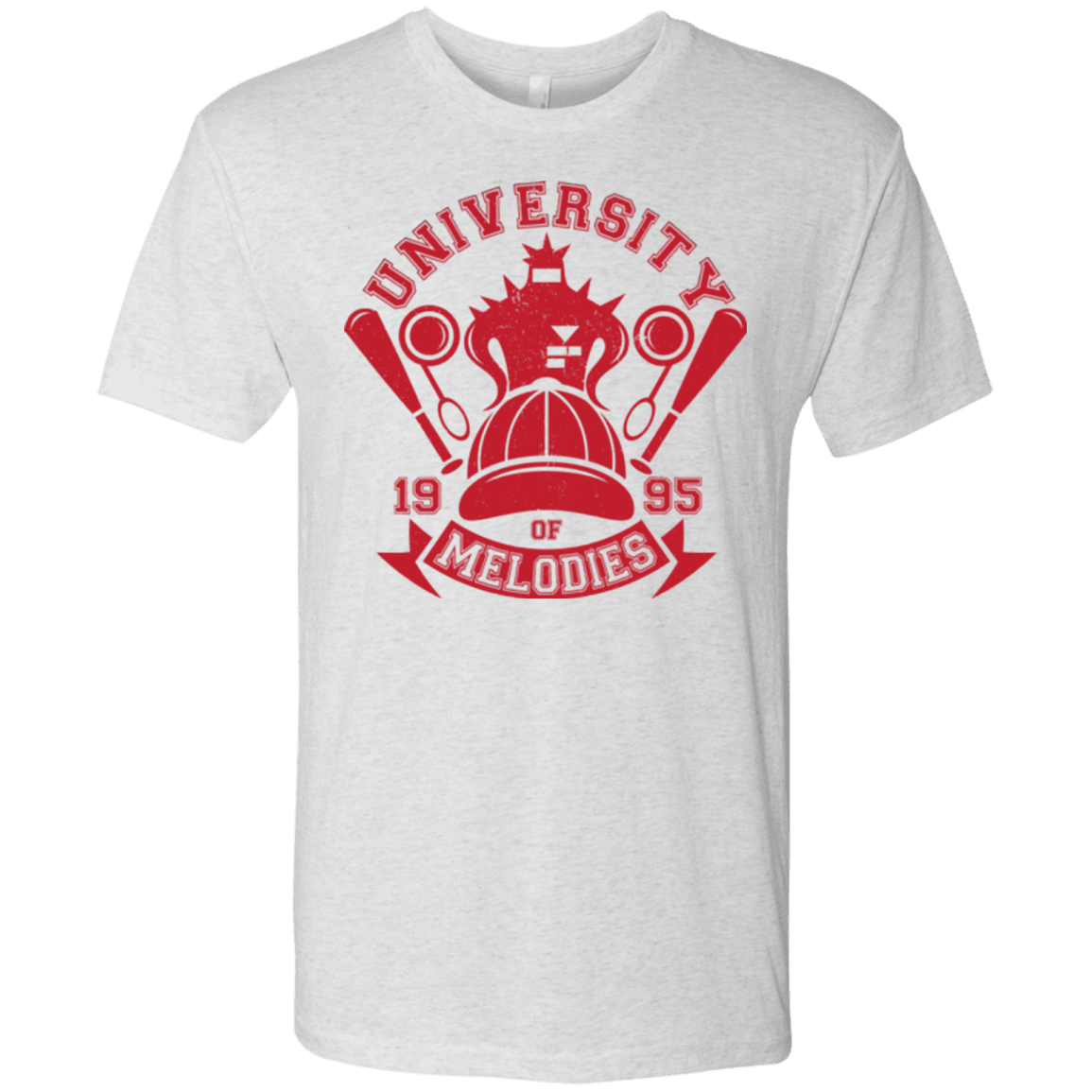 T-Shirts Heather White / Small University of Melodies Men's Triblend T-Shirt