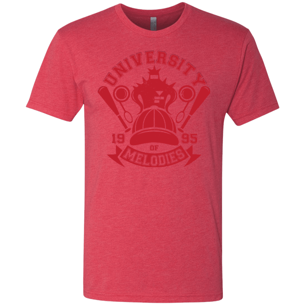 T-Shirts Vintage Red / Small University of Melodies Men's Triblend T-Shirt