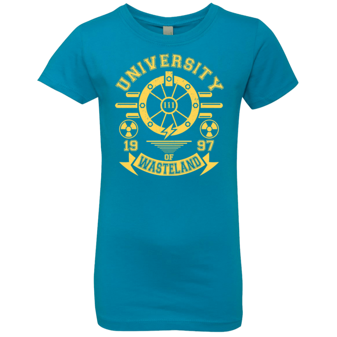 T-Shirts Turquoise / YXS University of Wasteland Girls Premium T-Shirt