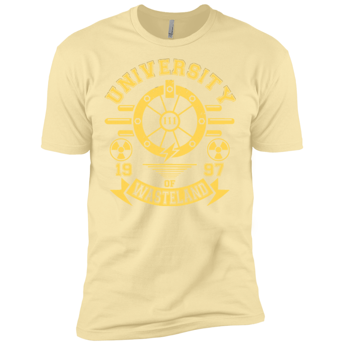 T-Shirts Banana Cream / X-Small University of Wasteland Men's Premium T-Shirt