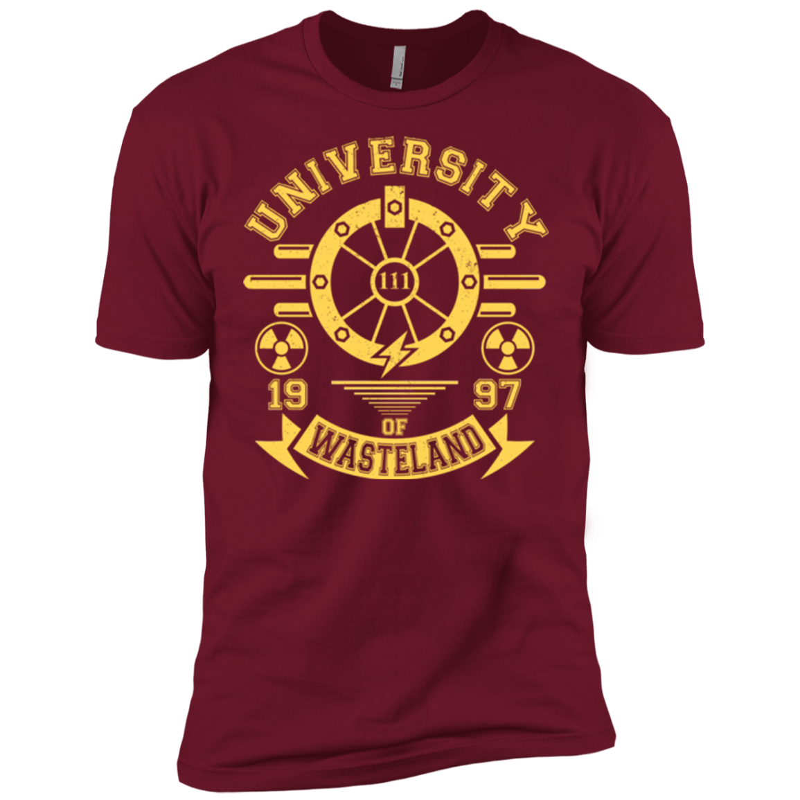 T-Shirts Cardinal / X-Small University of Wasteland Men's Premium T-Shirt