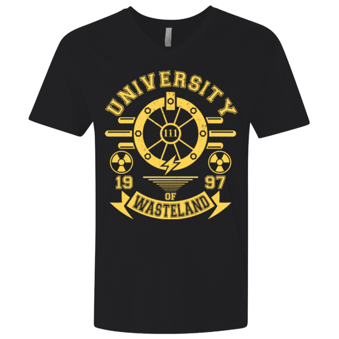 T-Shirts Black / X-Small University of Wasteland Men's Premium V-Neck