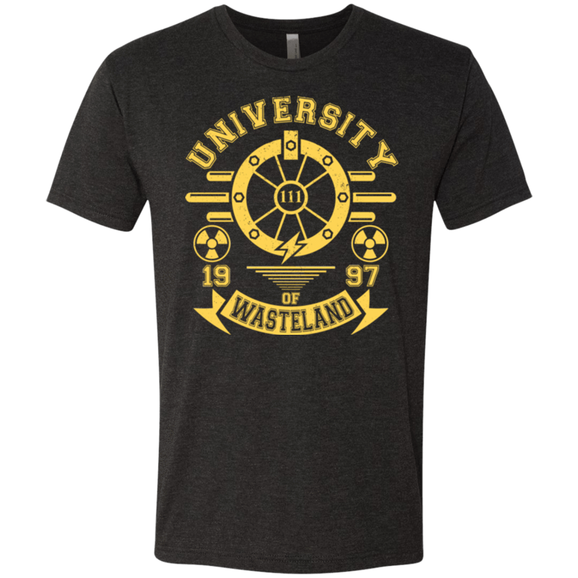 T-Shirts Vintage Black / Small University of Wasteland Men's Triblend T-Shirt