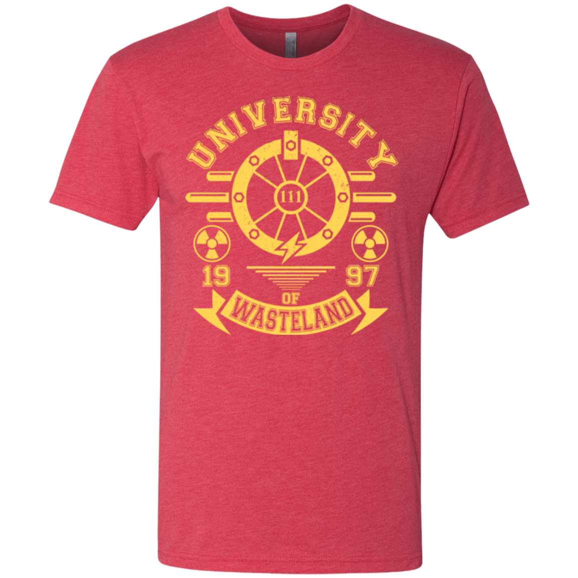T-Shirts Vintage Red / Small University of Wasteland Men's Triblend T-Shirt
