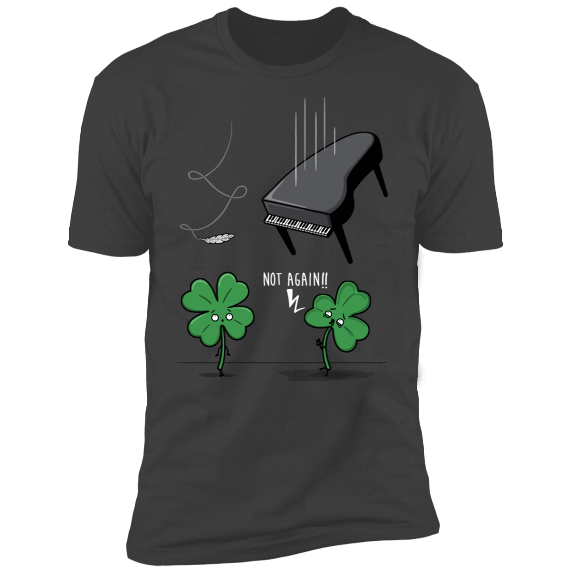 T-Shirts Heavy Metal / S Unlucky Clover Men's Premium T-Shirt