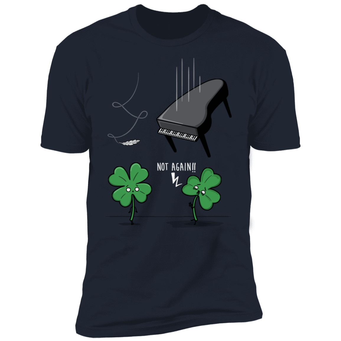 T-Shirts Midnight Navy / S Unlucky Clover Men's Premium T-Shirt