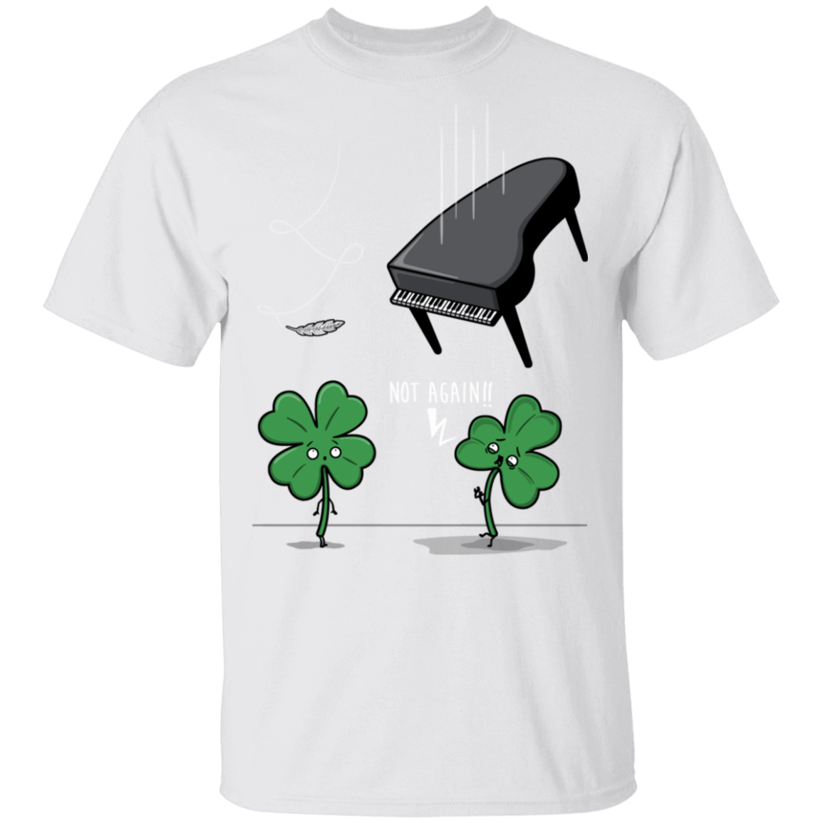 T-Shirts White / S Unlucky Clover T-Shirt