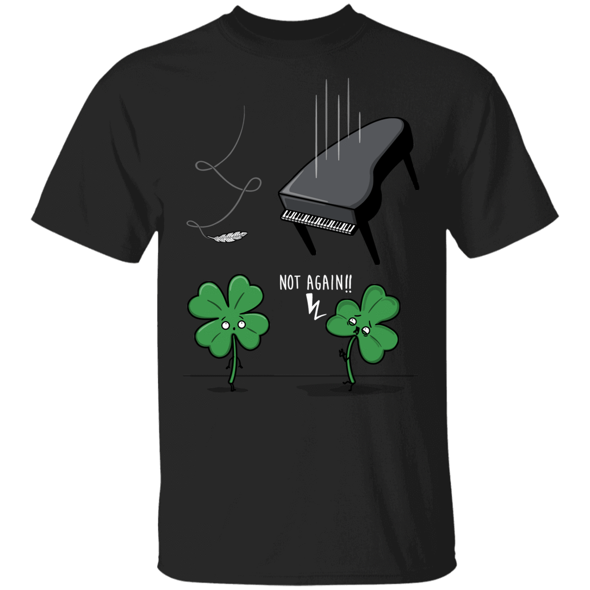 T-Shirts Black / YXS Unlucky Clover Youth T-Shirt