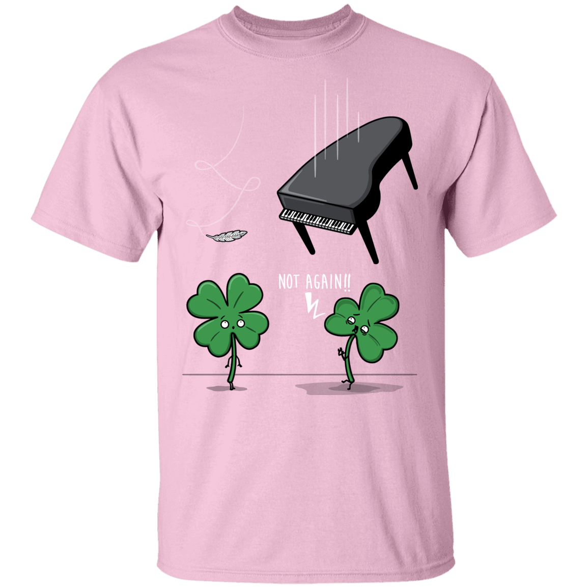 T-Shirts Light Pink / YXS Unlucky Clover Youth T-Shirt