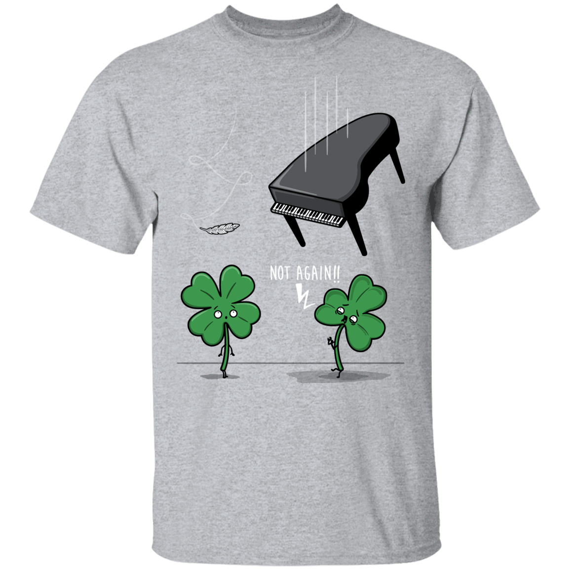 T-Shirts Sport Grey / YXS Unlucky Clover Youth T-Shirt