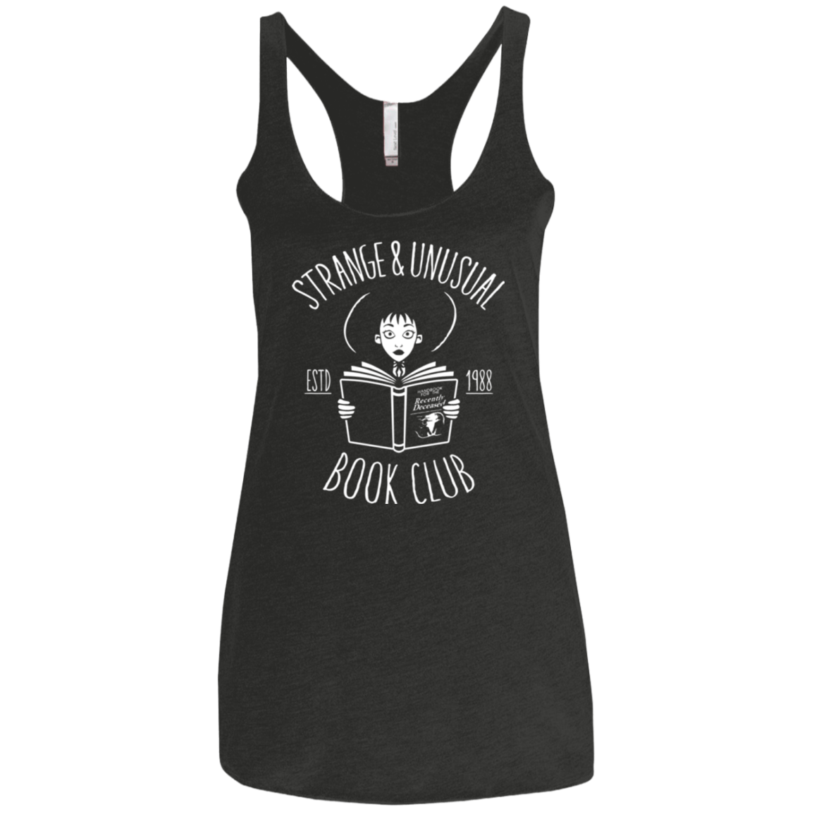 T-Shirts Vintage Black / X-Small Unusual Book Club Women's Triblend Racerback Tank