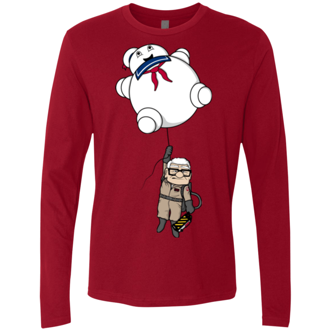 T-Shirts Cardinal / Small Up Busters Men's Premium Long Sleeve